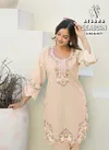 Seaborn By Afsana Cotton Embroidery Kurti With Bottom Exporters In India